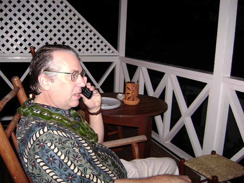 Library - 4874.jpg - Kerry calling family on Xmas